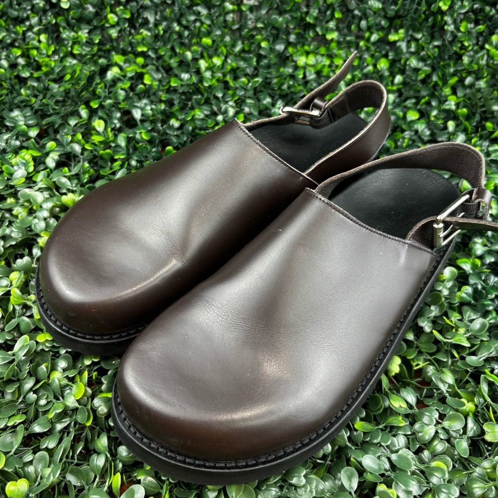 PILCRO SLINGBACK CLOGS Chocolate Brown Women's Size 39- 9 US - Picture 5 of 9